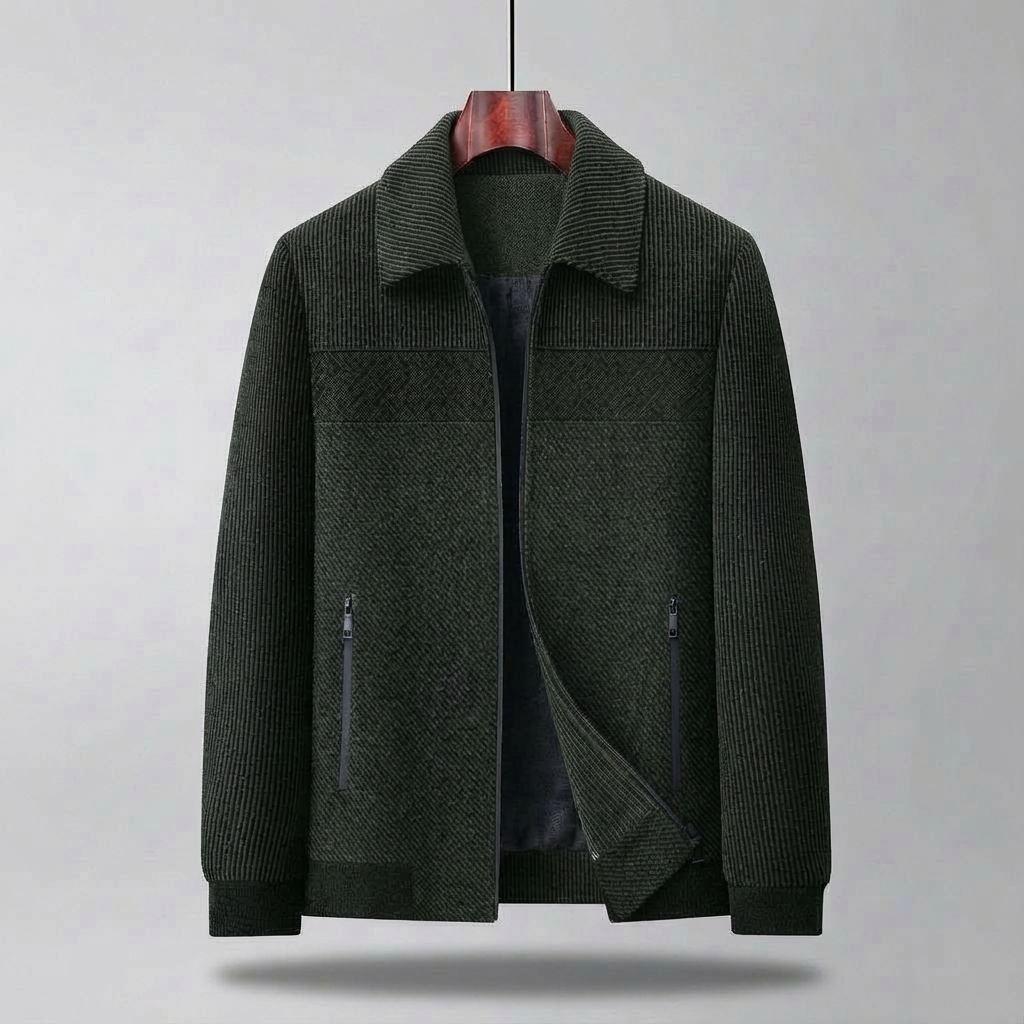 Men's Quilted Jacket Casual Padded Coat Everyday Winter Warm