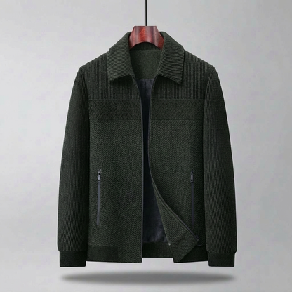 Men's Quilted Jacket Casual Padded Coat Everyday Winter Warm