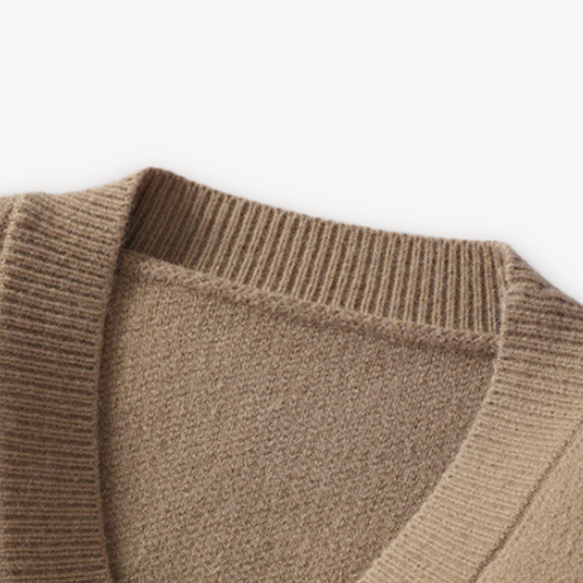 Men's Knitted Cardigan Soft Button-Up Warm Sweater
