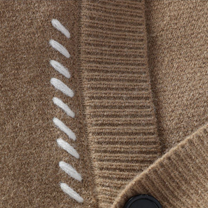 Men's Knitted Cardigan Soft Button-Up Warm Sweater