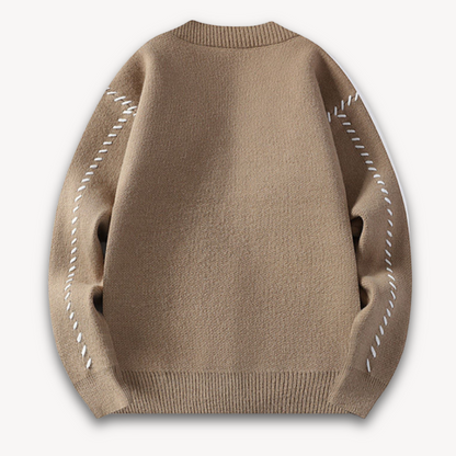 Men's Knitted Cardigan Soft Button-Up Warm Sweater